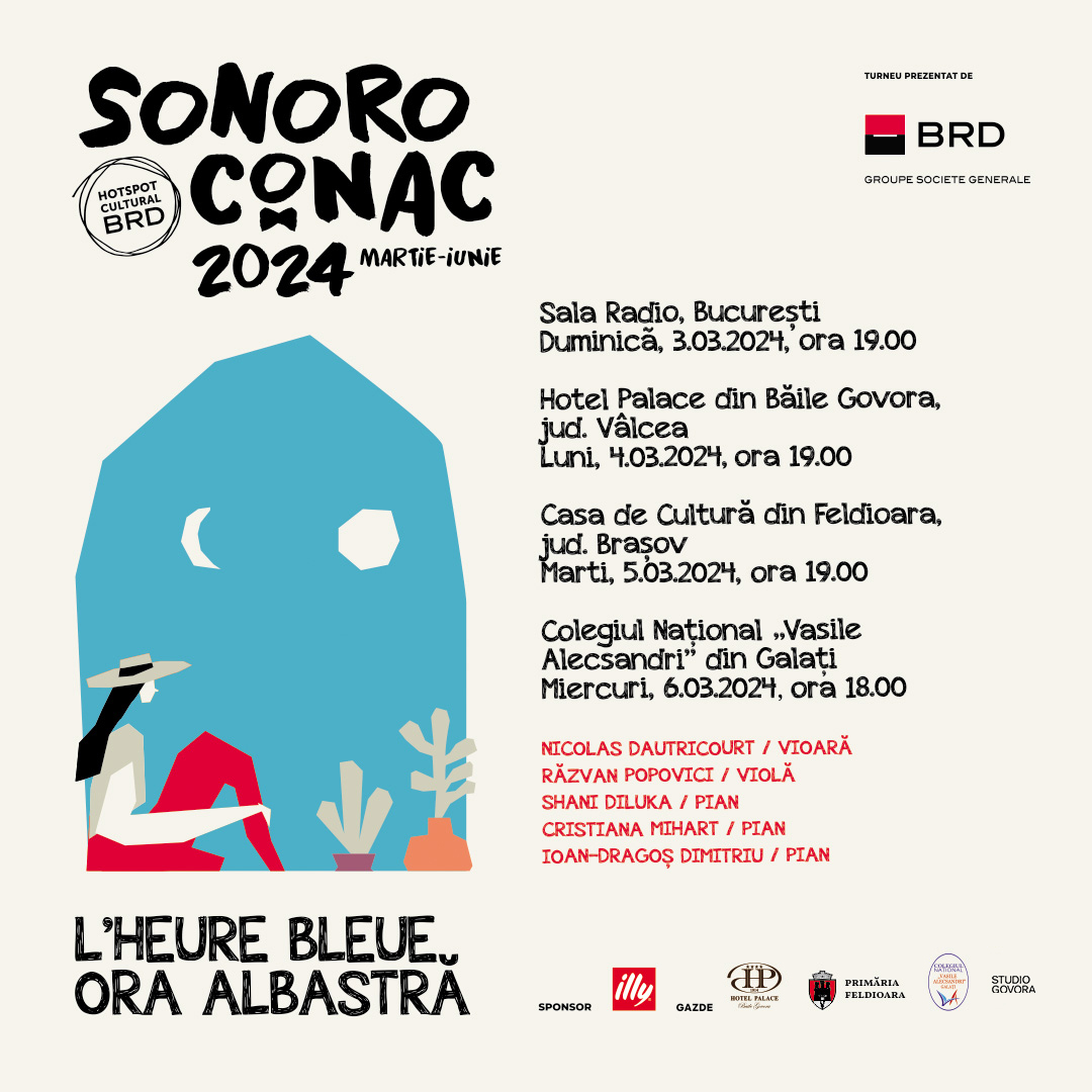 „L’heure bleue” – un spațiu de muzică și visare în cadrul turneului SoNoRo Conac
