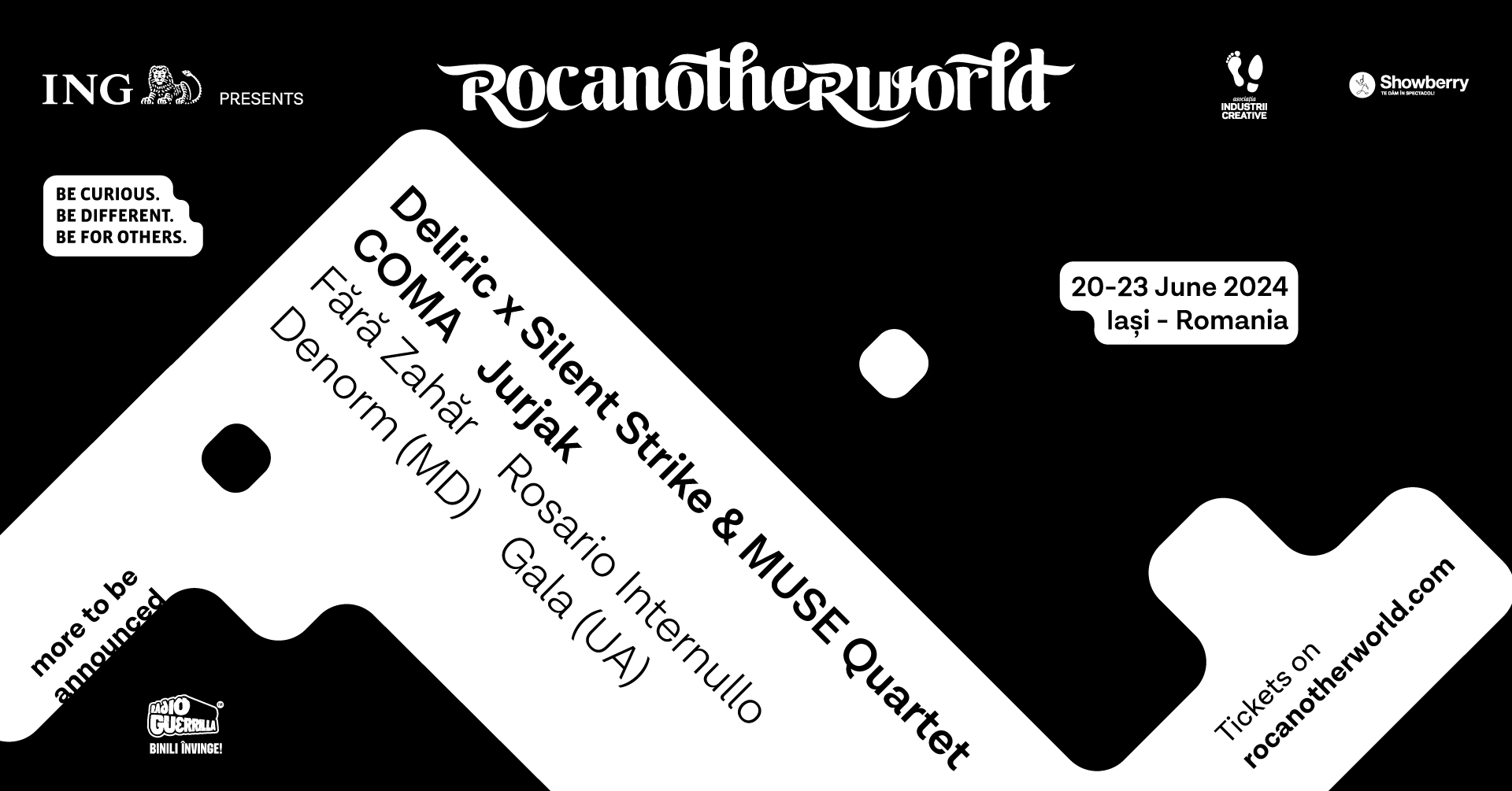 Line-up Rocanotherworld Festival 20-23 iunie 2024, Iași