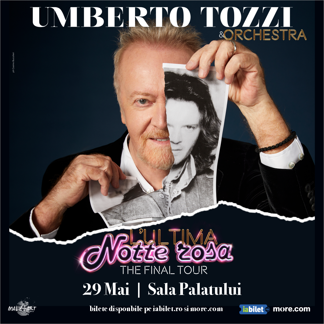 Superstarul italian Umberto Tozzi în România