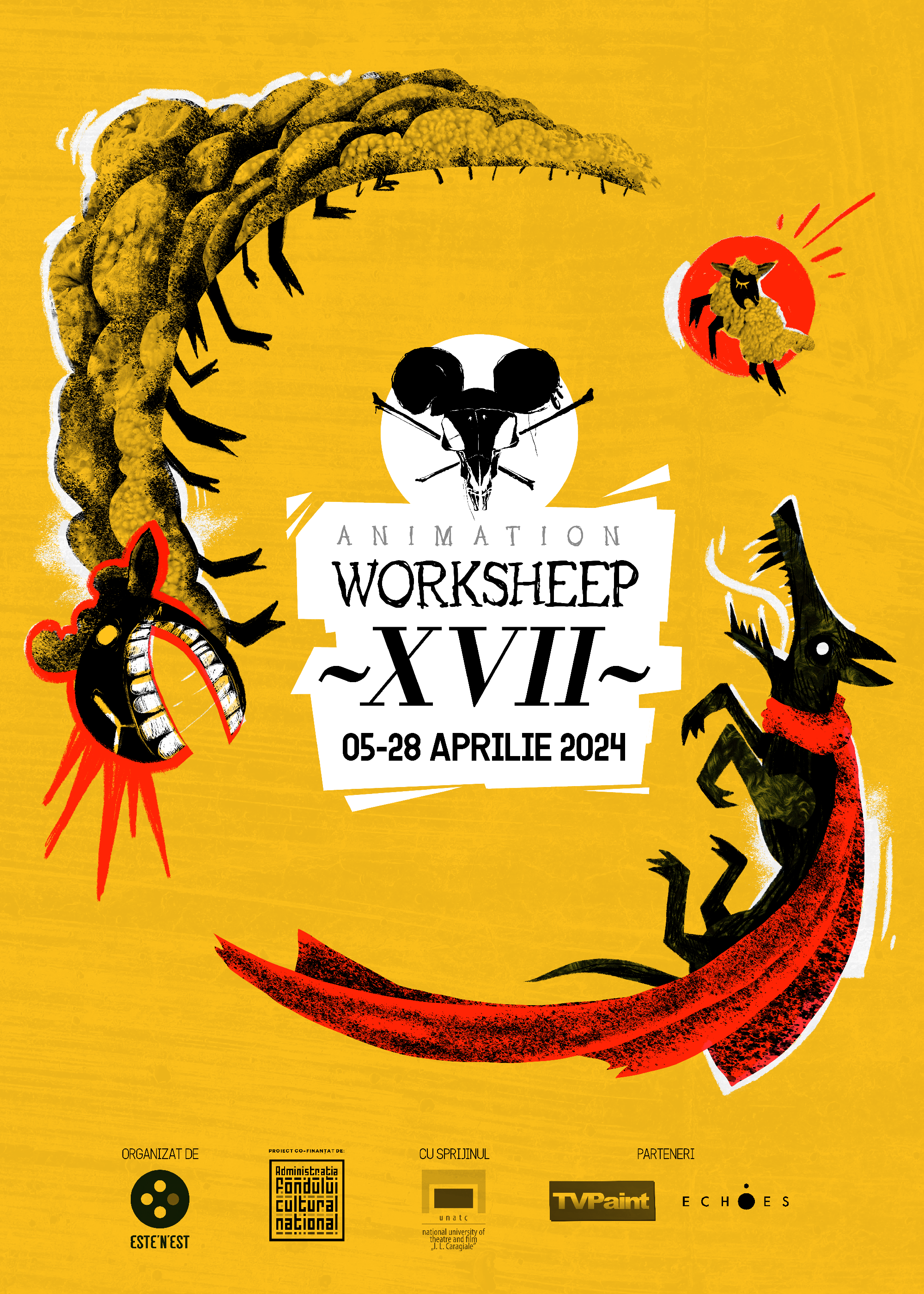 Animation Worksheep#17 – rezidența intensivă de creație dedicată tinerilor animatori din România