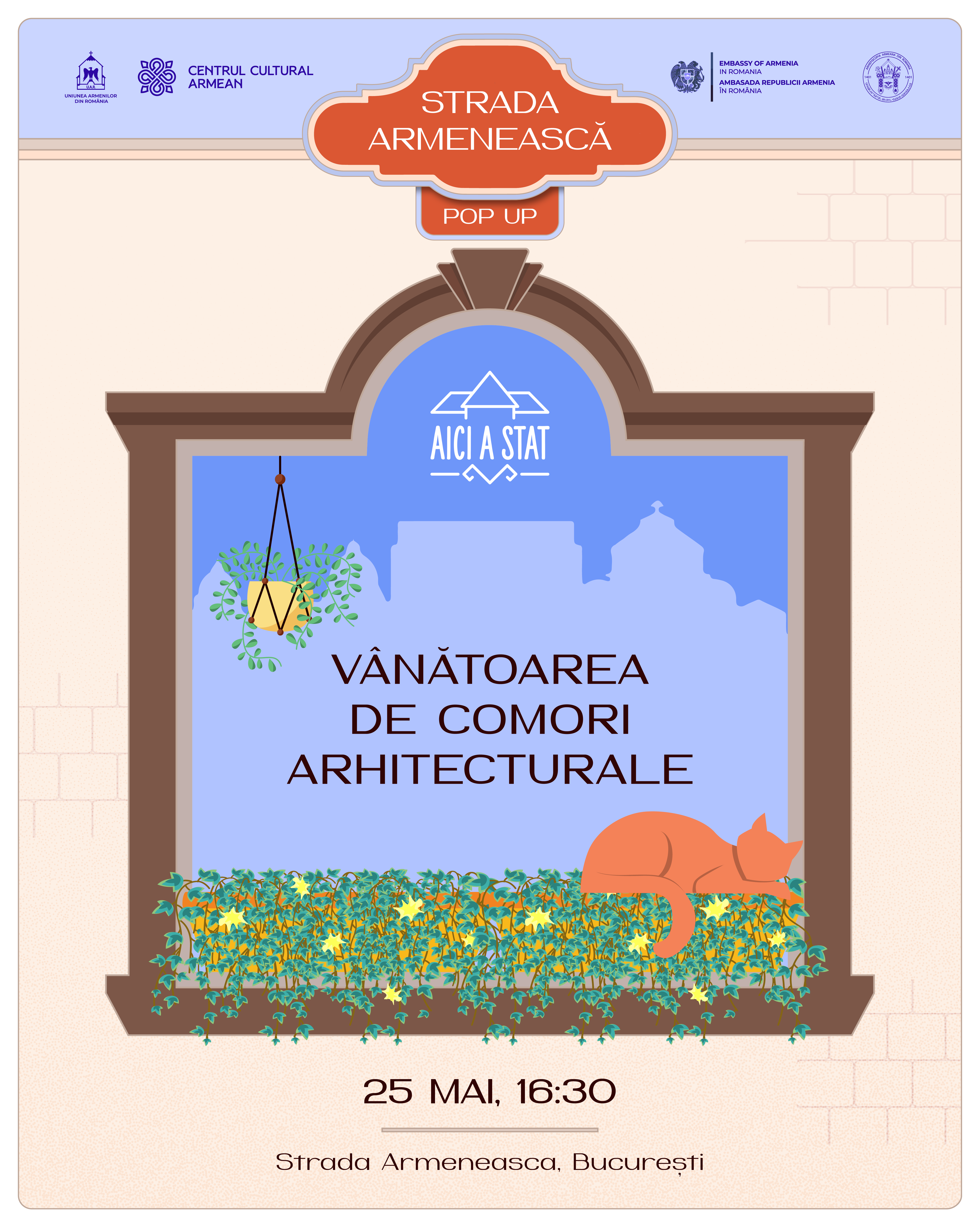 Vânătoare de comori arhitecturale pe Strada Armenească