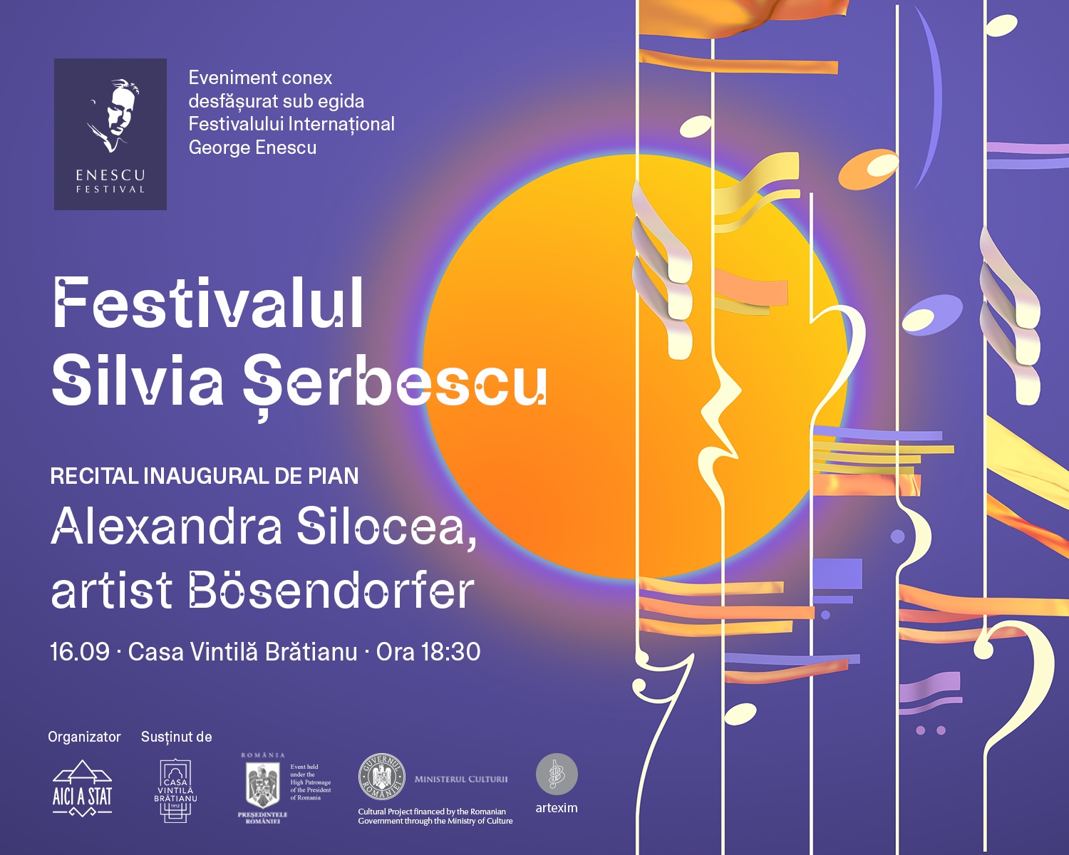 Recital inaugural Alexandra Silocea la Casa Vintilă Brătianu