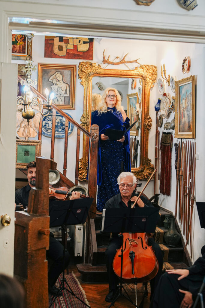 Recital #Aiciastat din cadrul Festivalului Silvia Șerbescu la Casa memorială Muzeu Alexandru Țipoia - Foto: Alex Damian