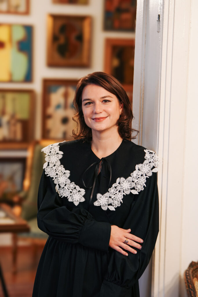 Ana Rubeli la Serata #Aiciastat din cadrul Festivalului Silvia Șerbescu la Casa memorială Muzeu Alexandru Țipoia - Foto: Alex Damian