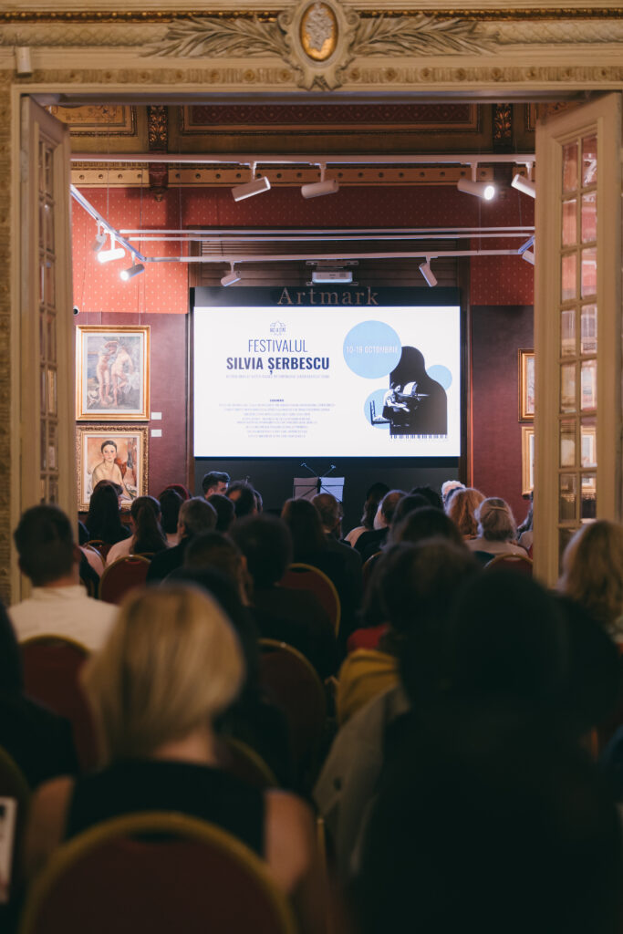 Recital #Aiciastat din cadrul Festivalului Silvia Șerbescu la Palatul Cesianu-Racoviță - Foto: Andrada Pavel